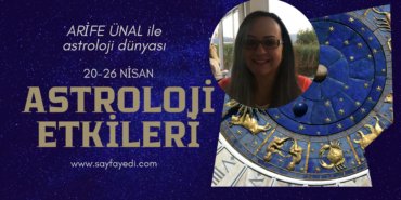 Arife Ünal 20-26 Nisan