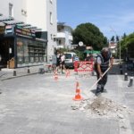 Büyükşehir ekiplerinden Kemer Liman Caddesi’nde çalışma (3)
